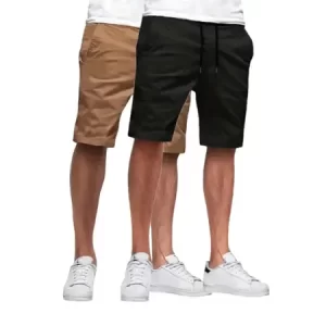 KIT 3 Bermuda Sarja Colorida Jeans Premium Masculino Diversas Cores
