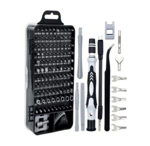 Kit Jogo de Ferramentas Com 115 Chaves Peças Para Manutenção Reparacao celular tablet multiuso infohétero